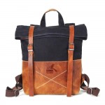 Bushlane Wax canvas backpack with Logo