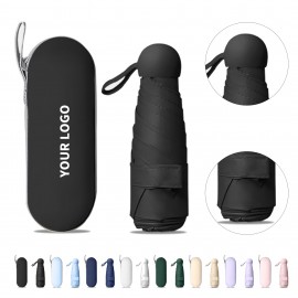 Logo Branded Mini Travel Pocket Umbrella Windproof Design  Logo Branded Mini Travel Pocket Umbrella Windproof Design