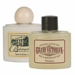 Custom Printed Rosemary, Cedar & Thyme Bubble Bath 1.5 Oz. Wide Oval Bottle w/ Cylindrical Cap