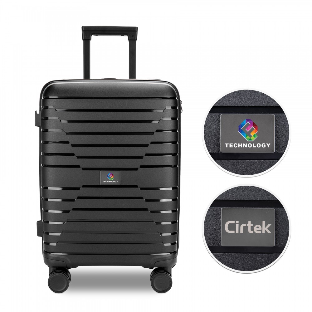 Personalized Lightweight Rolling Carry-On Luggage with Logo