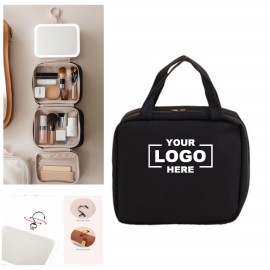 Travel Hanging Toiletry Bag Women Men, with Logo