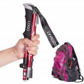 Logo Branded Trekking Poles Collapsible Hiking  Logo Branded Trekking Poles Collapsible Hiking