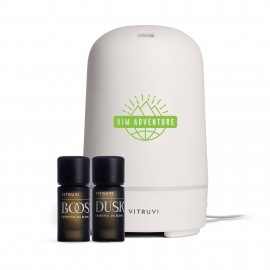 Vitruvi Glow Diffuser and Essential Oil Bundle Set with Logo