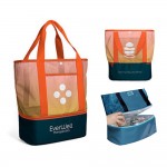Full Color Sublimation Mesh Tote w/ Cooler. with Logo