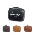 PU Leather Hanging Toiletry Bag with Logo
