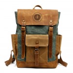 Artemis wax canvas backpack with Logo