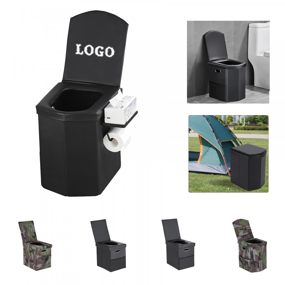 Portable Toilet for Adults with Logo