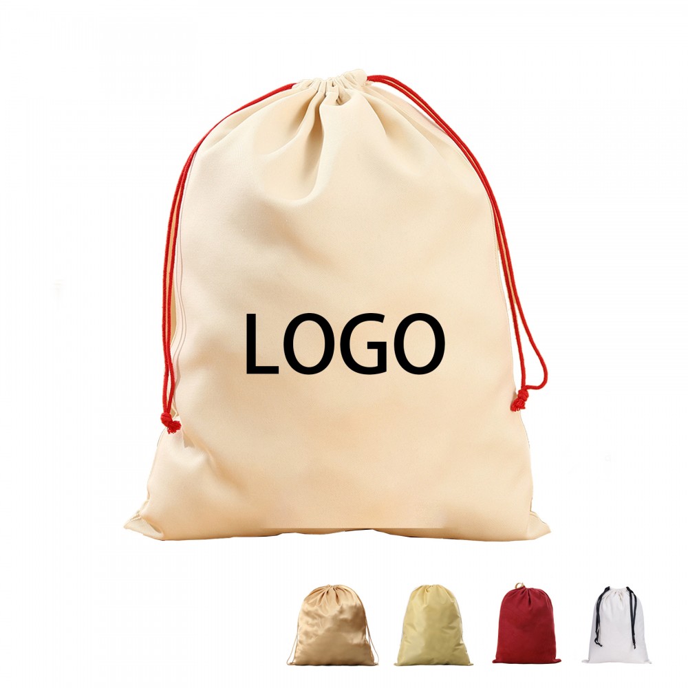 Logo Branded Non Woven Drawstring Bag 13x15 Logo Branded Non Woven Drawstring Bag 13x15