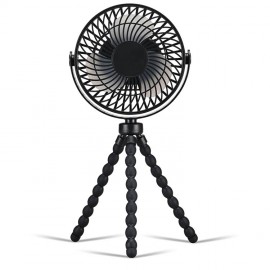 GPX "FlexFan" Rechargeable Personal Fan with Logo  GPX "FlexFan" Rechargeable Personal Fan with Logo