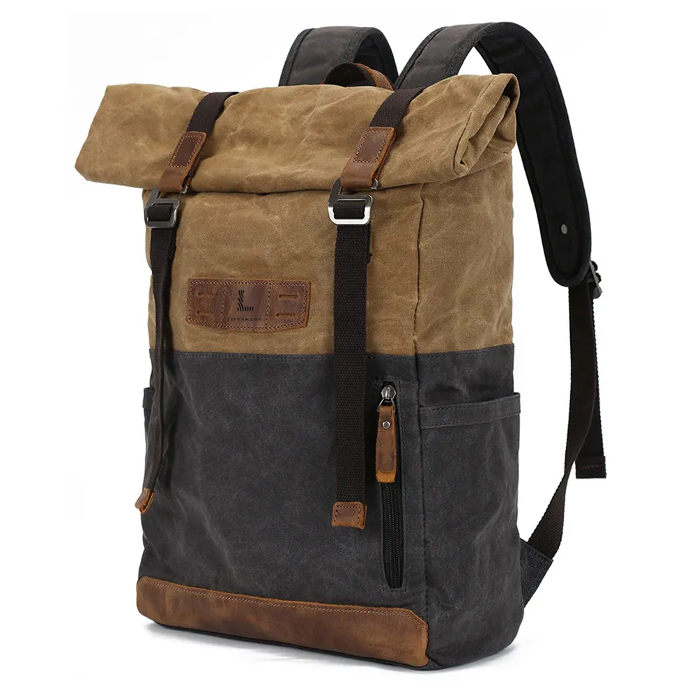 Catrice wax canvas backpack with Logo