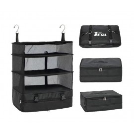 Foldable Hanging Luggage Organizer with Logo  Foldable Hanging Luggage Organizer with Logo