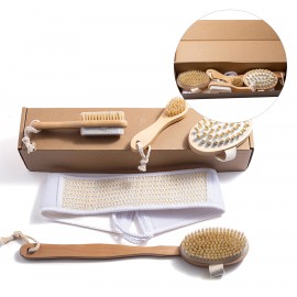 Travel Bath Gift Set 5 Piece with Logo  Travel Bath Gift Set 5 Piece with Logo