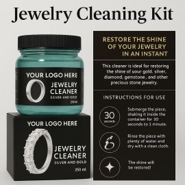Jewelry Cleaning Kit with Logo  Jewelry Cleaning Kit with Logo
