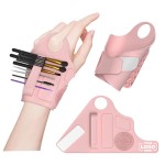 Logo Branded Makeup Palette Silicone Wristband Handheld Makeup Tool