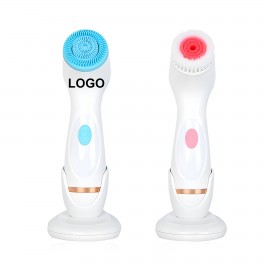 Waterproof Rechargeable Electric Facial Cleanser with Logo  Waterproof Rechargeable Electric Facial Cleanser with Logo