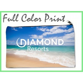 Customized Cotton Cosmetics Pouch Travel Bag