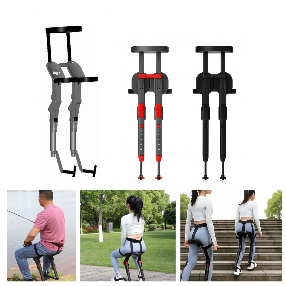Adjustable Outdoor Work and Fishing Stool with Logo Adjustable Outdoor Work and Fishing Stool with Logo
