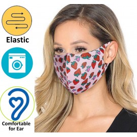 Customized Economy Safety Face Mask w/ Full Color Imprint Elastic Masks