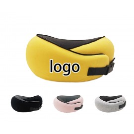 Memory Foam Travel Pillow with Logo