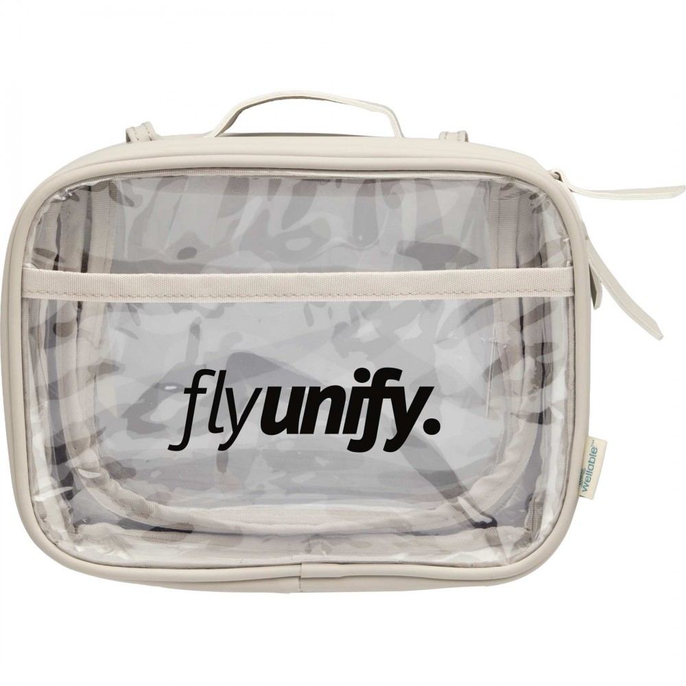 Personalized Wellable Clear Travel Case Personalized Wellable Clear Travel Case