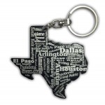 Texas Key Chain w/Bottle Opener with Logo