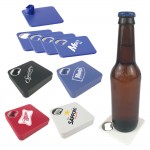 Plastic Bottle Opener 4pcs + Holder with Logo