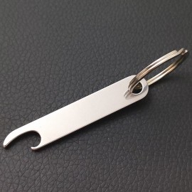 Promotional Slim Style Bottle Opener Keychain