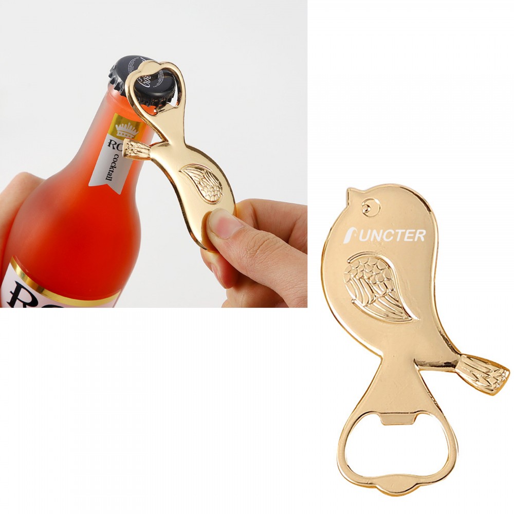 Bird Shape Metal Bottle Opener with Logo