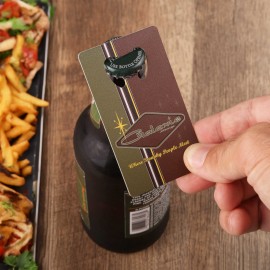 Custom Metal Wallet Size Bottle Opener