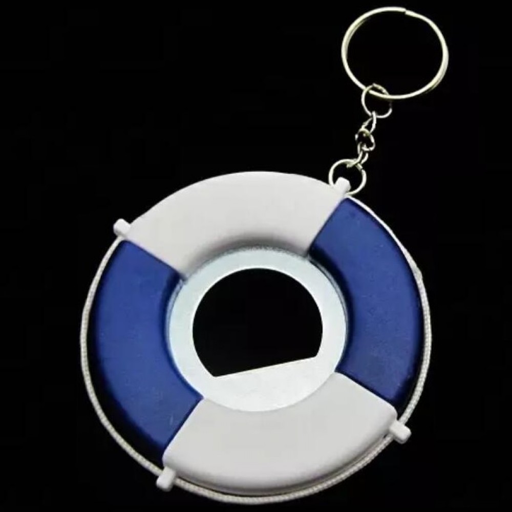 Lifesaver Bottle Opener Keychain with Logo