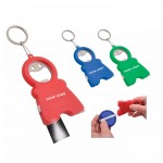Customized 3 In 1 Bottle Opener With Tape Measure