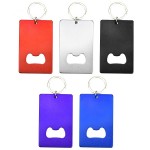 Card Bottle Opener Keychain with Logo