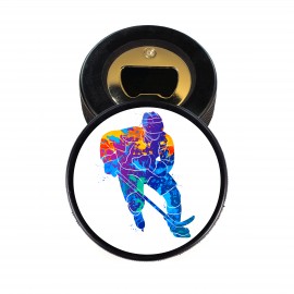 Promotional Design Your Own Hockey Puck Bottle Opener  Promotional Design Your Own Hockey Puck Bottle Opener