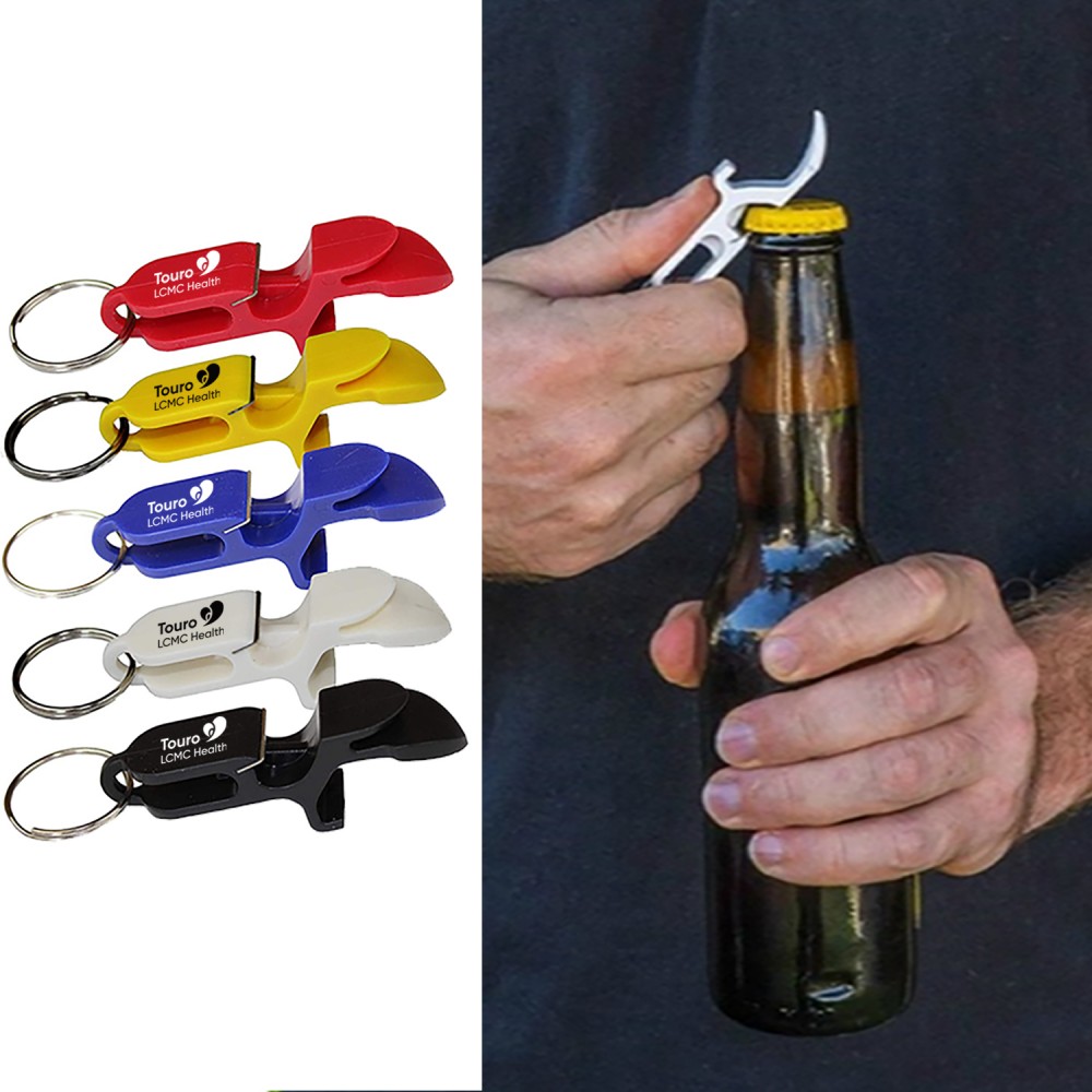 Shotgun Keychain Bottle Opener with Logo