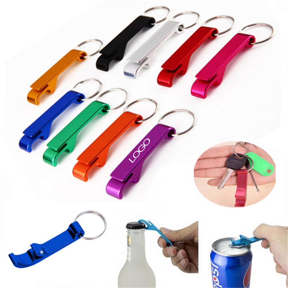 Customized Can Opener Keychain Ring