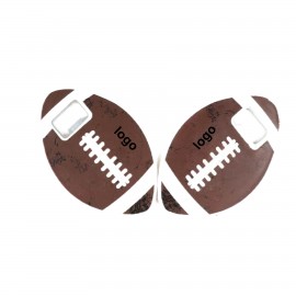 Logo Branded Football Shaped Bottle Opener (direct import)