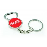 Full Color Bottle Opener Keychain with Logo