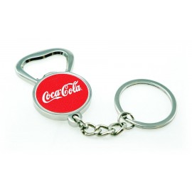 Full Color Bottle Opener Keychain with Logo