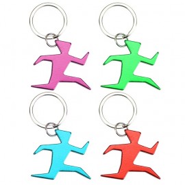 Personalized Runner Bottle Opener Keychain