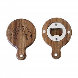 Custom Magnetic Wood Bottle Opener