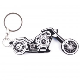 Customized Motorcycle Key Chain w/Bottle Opener