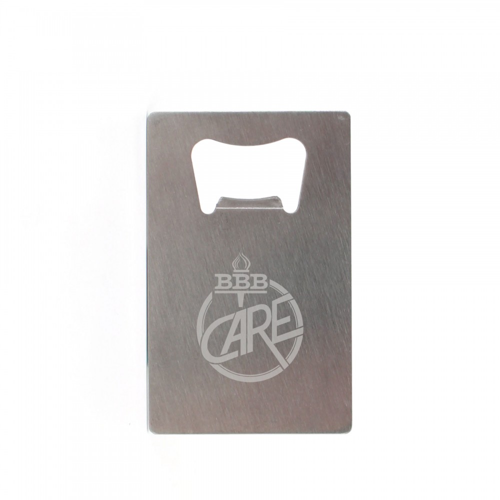 Logo Branded Metal Credit Card Bottle Opener