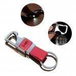 3 in 1 Metal Keychain and Bottle Opener with LED Light with Logo