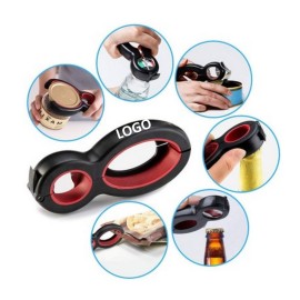 6 In 1 Can Bottle Opener with Logo