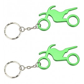 Motorcycle Bottle Opener Keychain with Logo