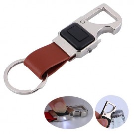 Logo Branded Opener LED Flashlight Keychain  Logo Branded Opener LED Flashlight Keychain