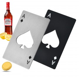 Logo Branded Poker Card Bottle Opener