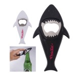 Handy Bottle Opener in a Whimsy Shark Shape w/Magnet with Logo