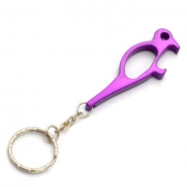 Customized Hollow Bird Bottle Opener Keychain