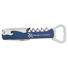 Customized Leatherette Wine Bottle Opener - BTTL02-10D